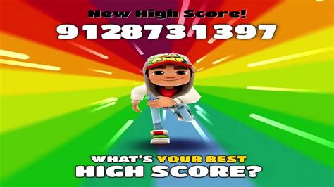 There are several ways to get score boosters, most of which involve watching an advert. . Highest subway surfer score